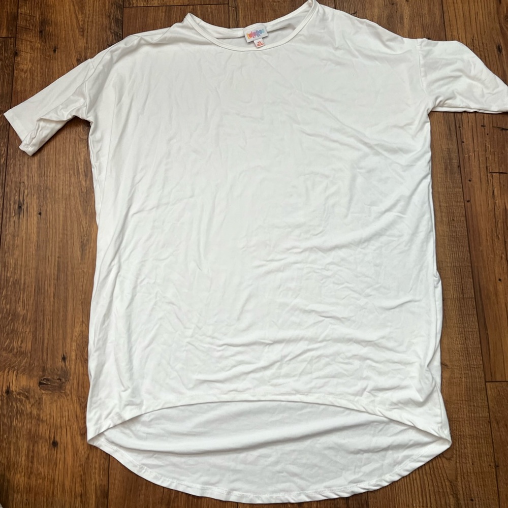 LuLaRoe Irma Solid White | XS | NWOT